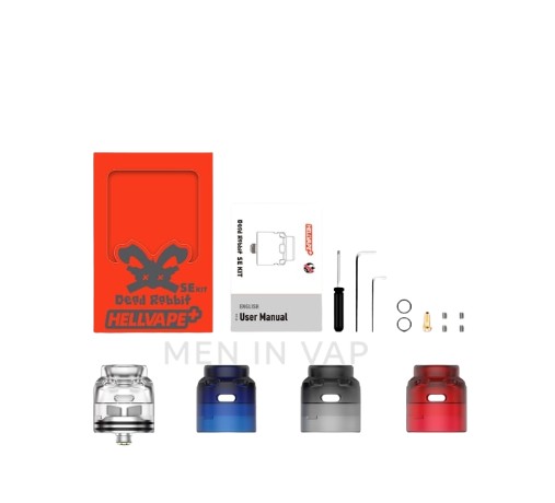 Dead Rabbit SE Kit Hellvape RDA dual coil tapas colores chile
