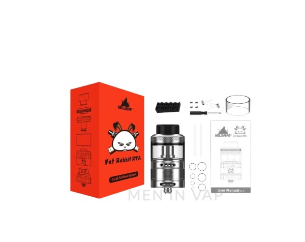 Fat Rabbit RTA Dual Airflow System Hellvape atomizador dual coil chile