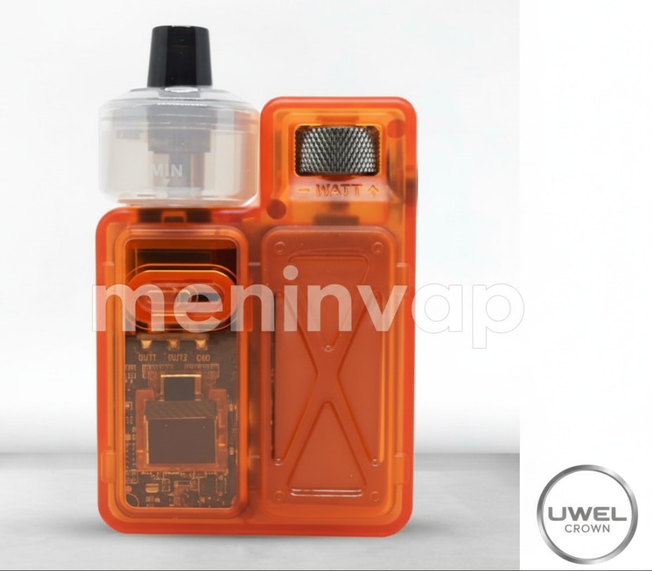 Crown M Pod Mod Uwell Chile color naranja, pod recargable 4ml, batería 1000mAh