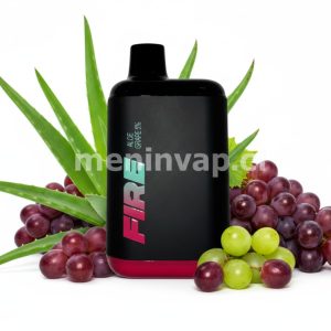 Imagen de Fire XL Aloe Grape 6000 Puff, vape desechable con sabor aloe y uva.