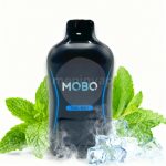 Imagen del vapeador Mobo 18000 Puff Cool Mint, dispositivo desechable con sabor a menta fresca.