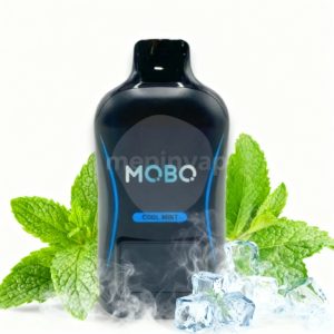 Imagen del vapeador Mobo 18000 Puff Cool Mint, dispositivo desechable con sabor a menta fresca.