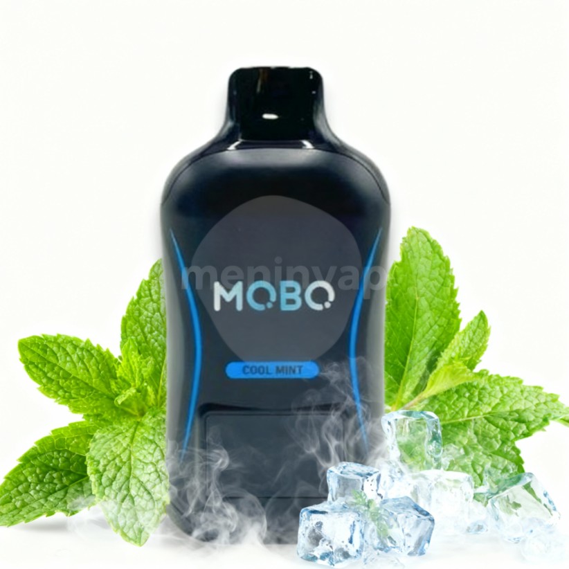 Imagen del vapeador Mobo 18000 Puff Cool Mint, dispositivo desechable con sabor a menta fresca.
