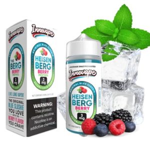 Imagen del líquido Innevape Berry Menthol 100ml con sabor a frutos rojos y mentol para vapeo suave.