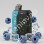 Space X Blue Razz Ice Sea Somk vape desechable sabor frambuesa azul hielo