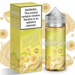 Botella Custard Monster Banana 100ml e-liquid con sabor a plátano y crema pastelera