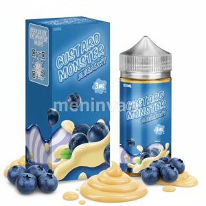 Botella Custard Monster Blueberry 100ml e-liquid sabor a crema pastelera y arándanos frescos