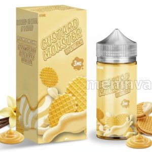 Botella Custard Monster Vanilla 100ml e-liquid con sabor a vainilla y crema pastelera