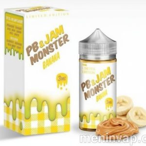 Imagen de Jam Monster PB & Banana 100ml con notas de mantequilla de maní y plátano.