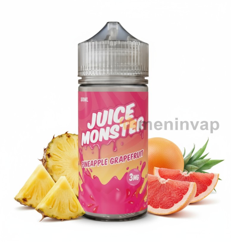 Botella Juice Monster Pineapple Grapefruit 100ml e-liquid con sabor a piña y toronja
