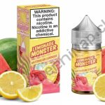 Imagen de Lemonade Monster Watermelon Lemonade Salt Nic 30ml con sandía, limón y sales de nicotina.
