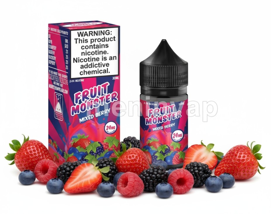 Salt Fruit Monster Mixed Berry 30ml e-liquid con sabor a mezcla de berries