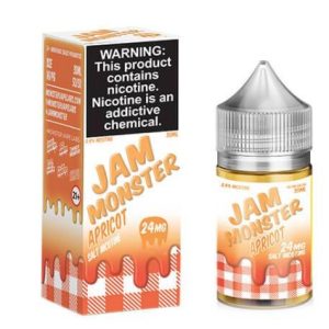 Salt Jam Monster Apricot 30ml e-liquid con sabor a mermelada de albaricoque y tostada cremosa