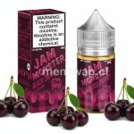 Imagen de Salt Jam Monster Black Cherry 30ml con cerezas negras frescas y sales de nicotina.