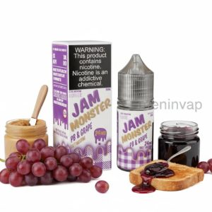 Salt Jam Monster PB Grape 30ml e-liquid sabor mantequilla de maní y uvas con mermelada